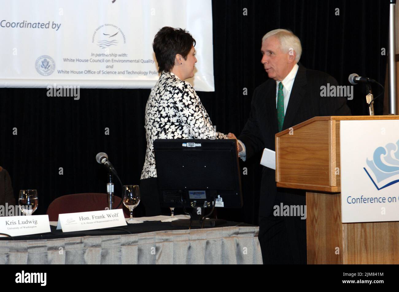 Working Capital Fund - Conferenza della National Oceanic and Atmospheric Administration (NOAA) sull'alfabetizzazione oceanica Foto Stock