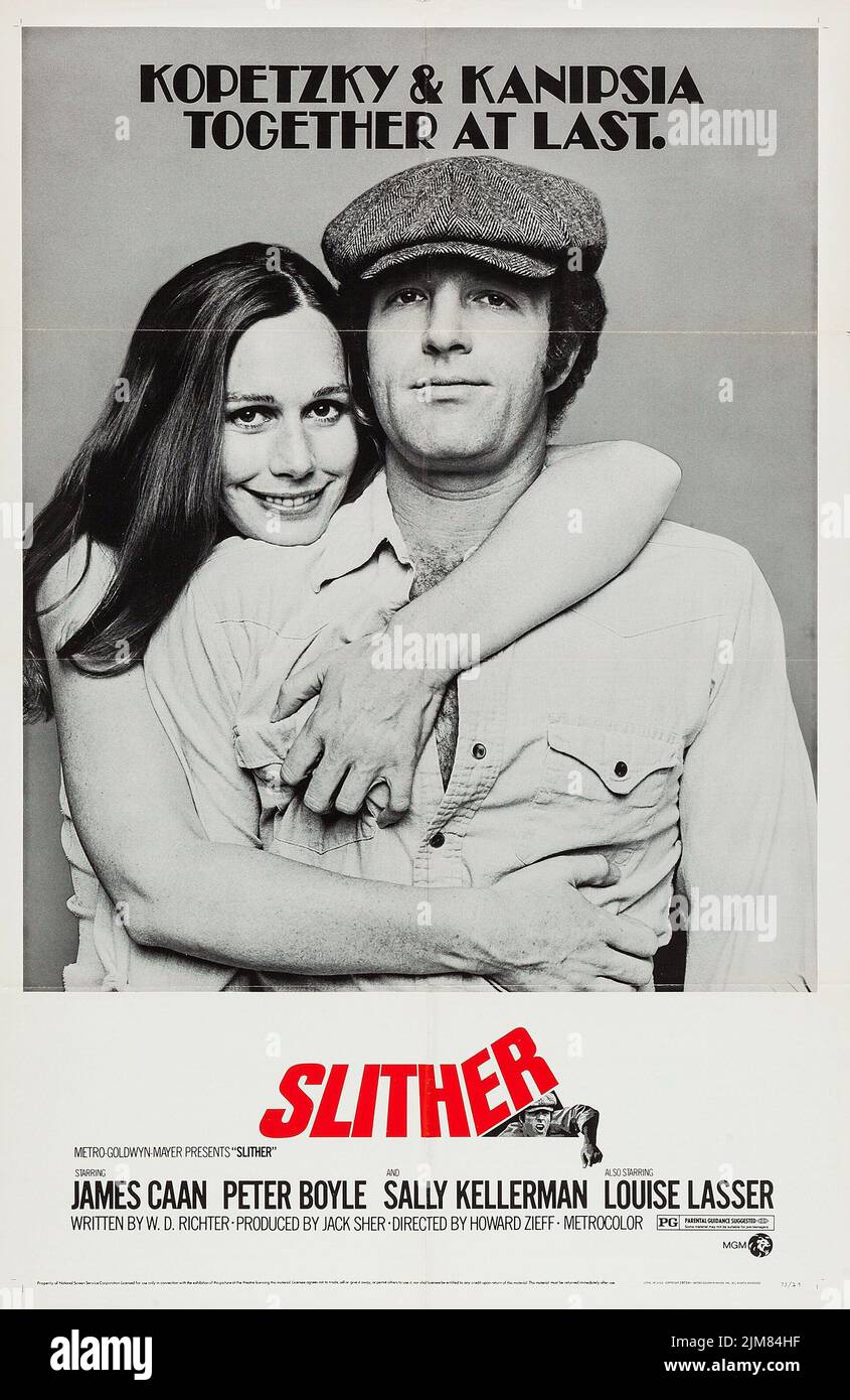 JAMES CAAN e SALLY KELLERMAN in SLIPHER (1973), diretto DA HOWARD ZIEFF. Credit: Metro-Goldwyn-Mayer (MGM) / Album Foto Stock