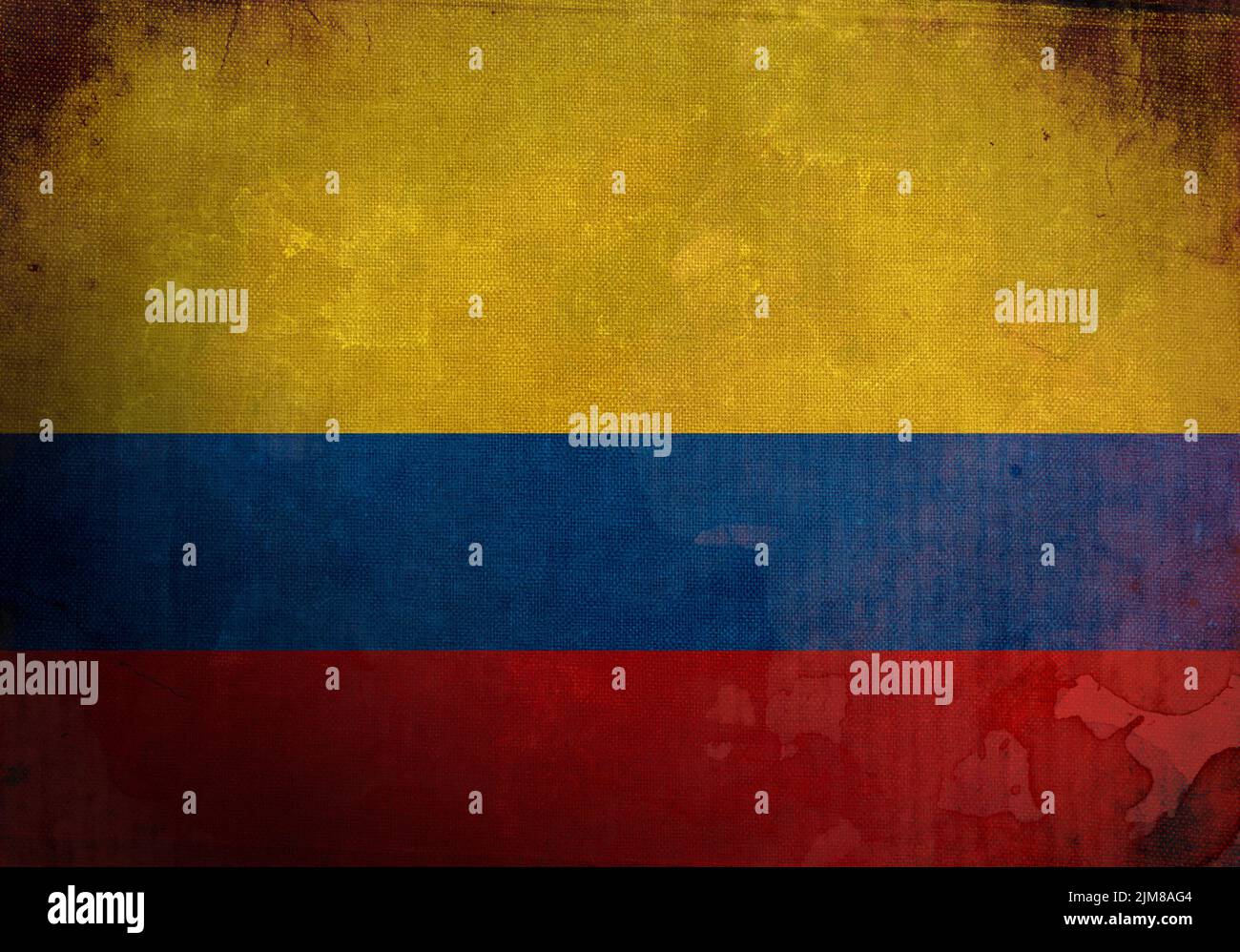 Colombia Grunge bandiera Foto Stock