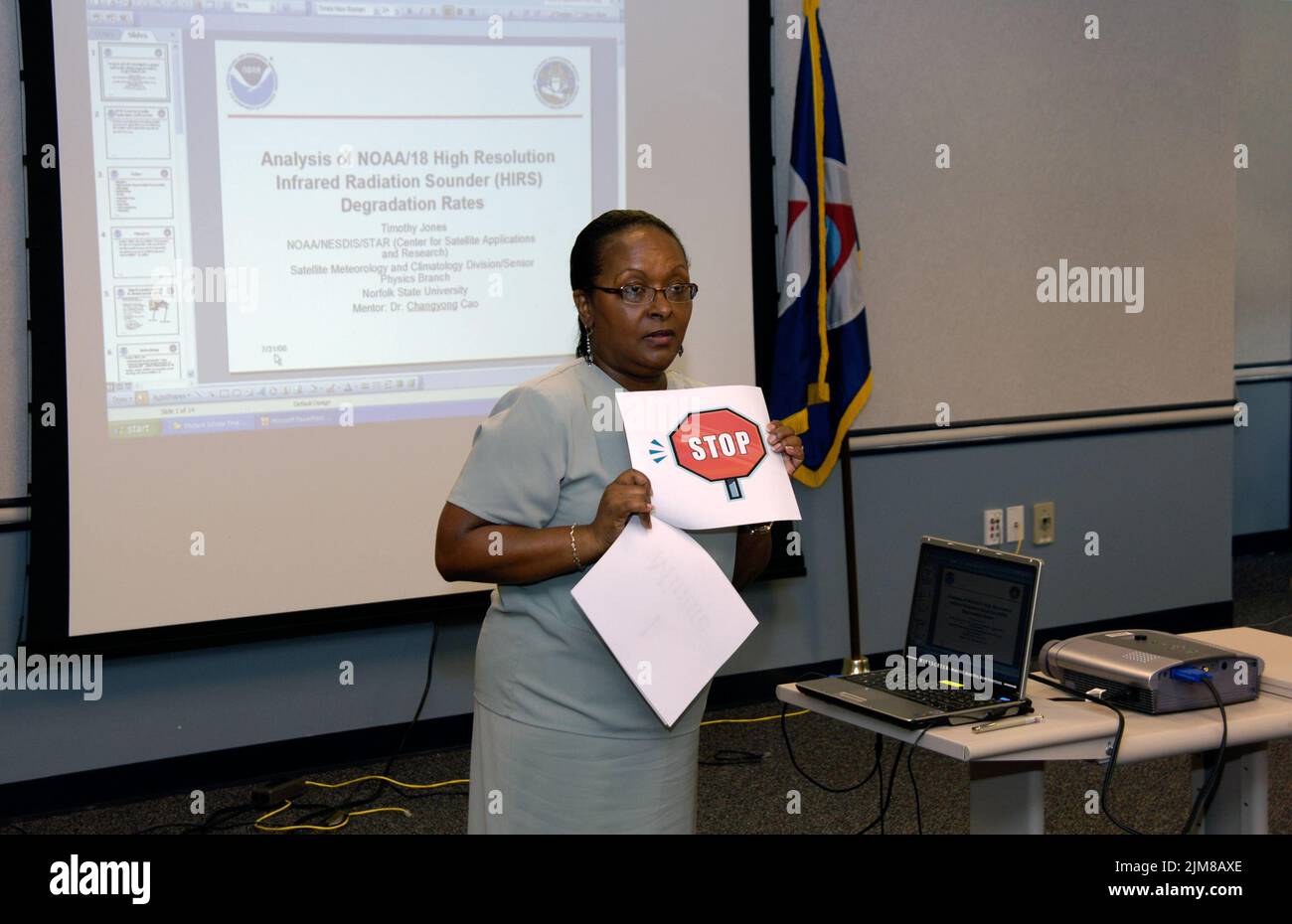 National Oceanic and Atmospheric Administration - Hollings Student Scholarship Presentations Student Scholarship Presentations Foto Stock