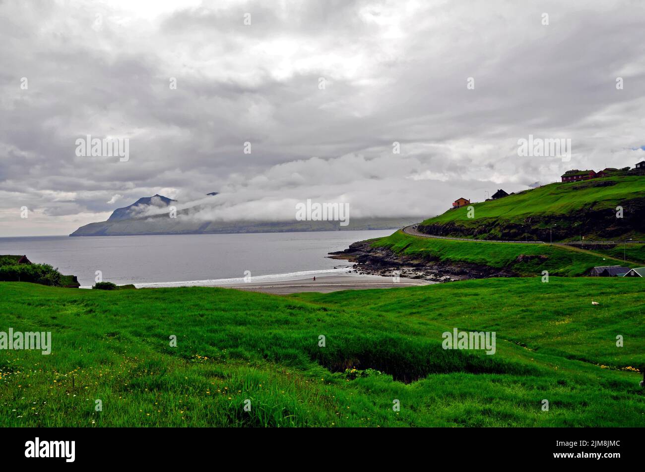 Typisches Landschaftsbild auf der Hauptinsel Strey Foto Stock