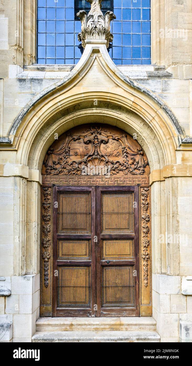 Codrington Library Door All Souls College Oxford U Foto Stock