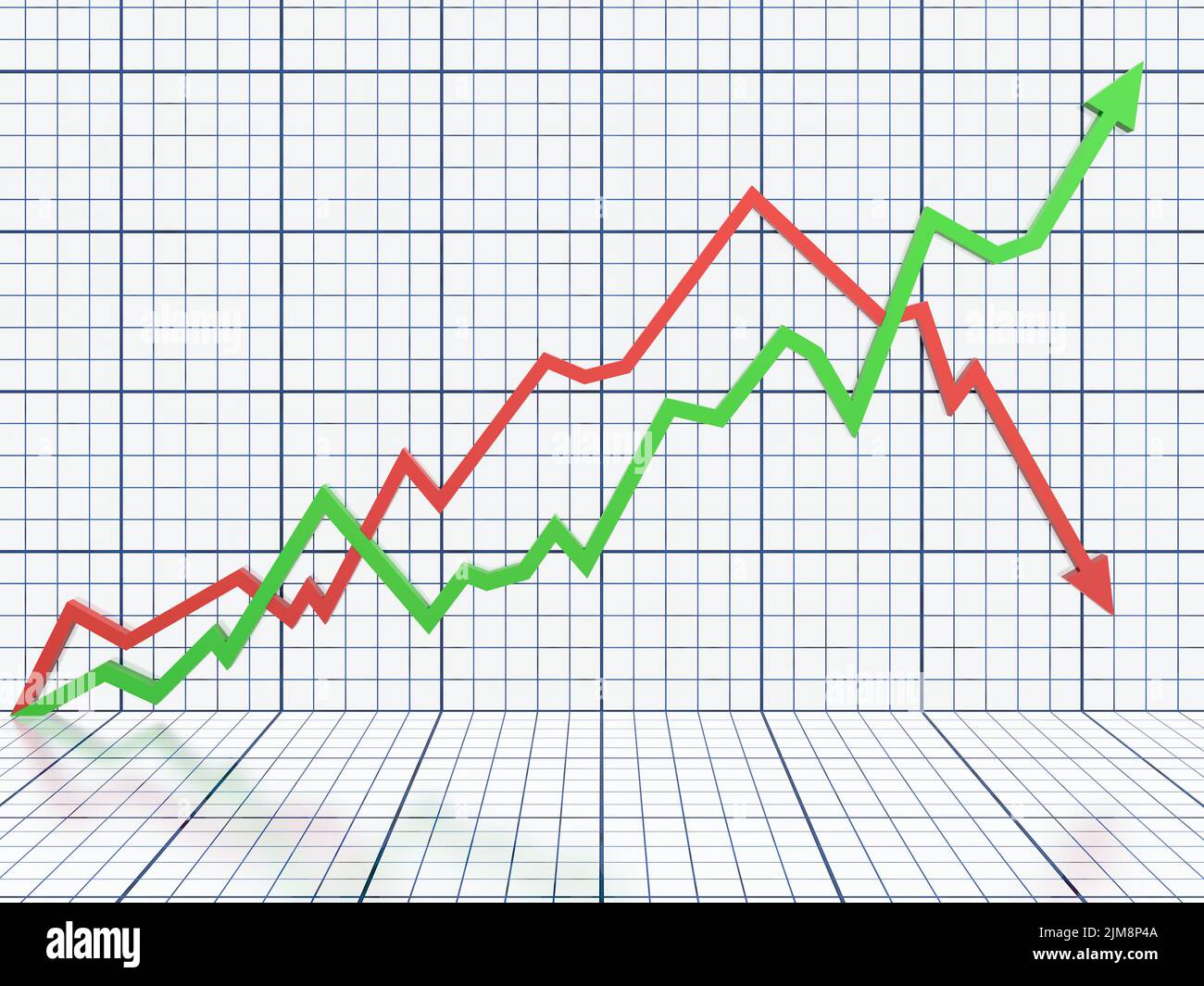 Grafico commerciale Foto Stock