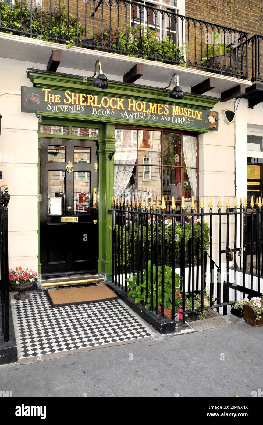 Sherlock Holmes Museum di Londra Foto Stock