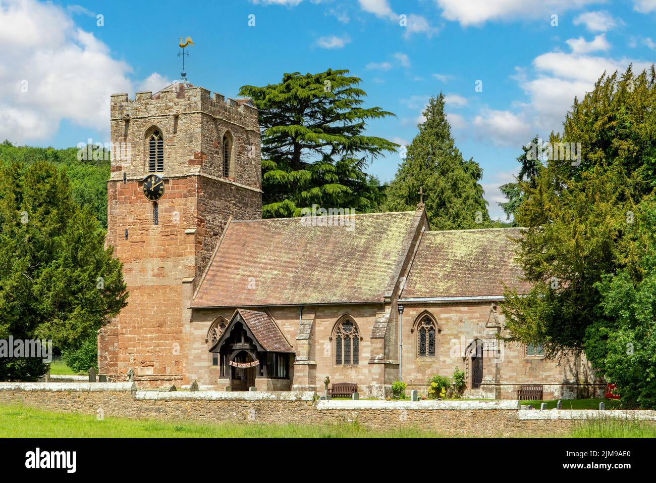 Chiesa di San Giovanni Battista, Eastnor, Herefordshire, Inghilterra Foto Stock