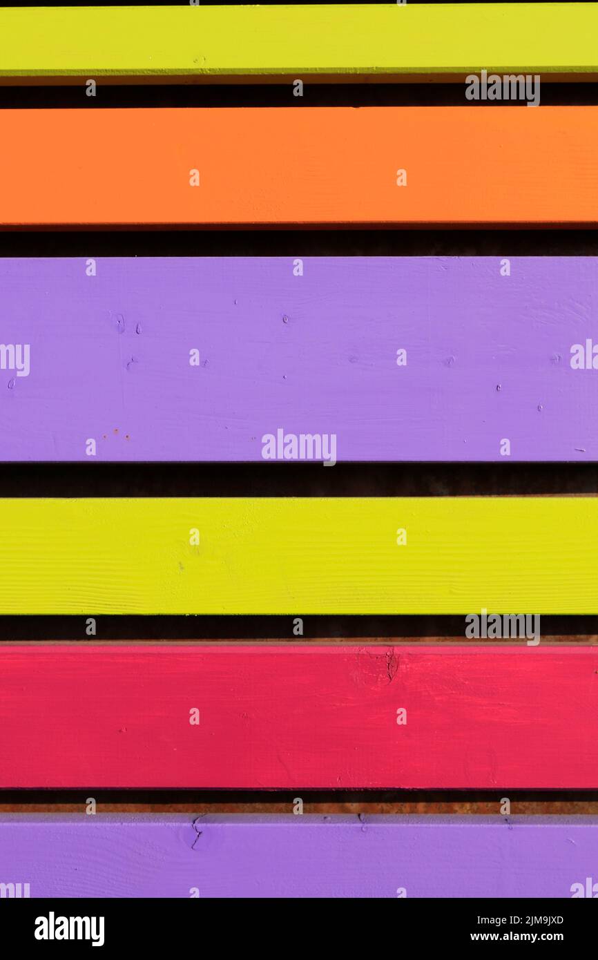 Schermo a colori delle tavole Foto Stock