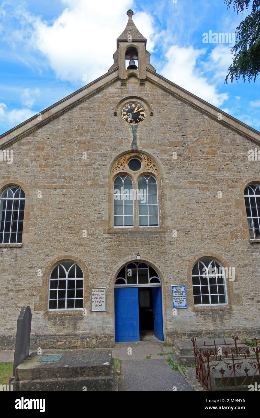 Eastcombe Baptist Church, Dr Crouch's Road Eastcombe Nr, Stroud , Gloucestershire, Inghilterra, Regno Unito, GL6 7EA Foto Stock