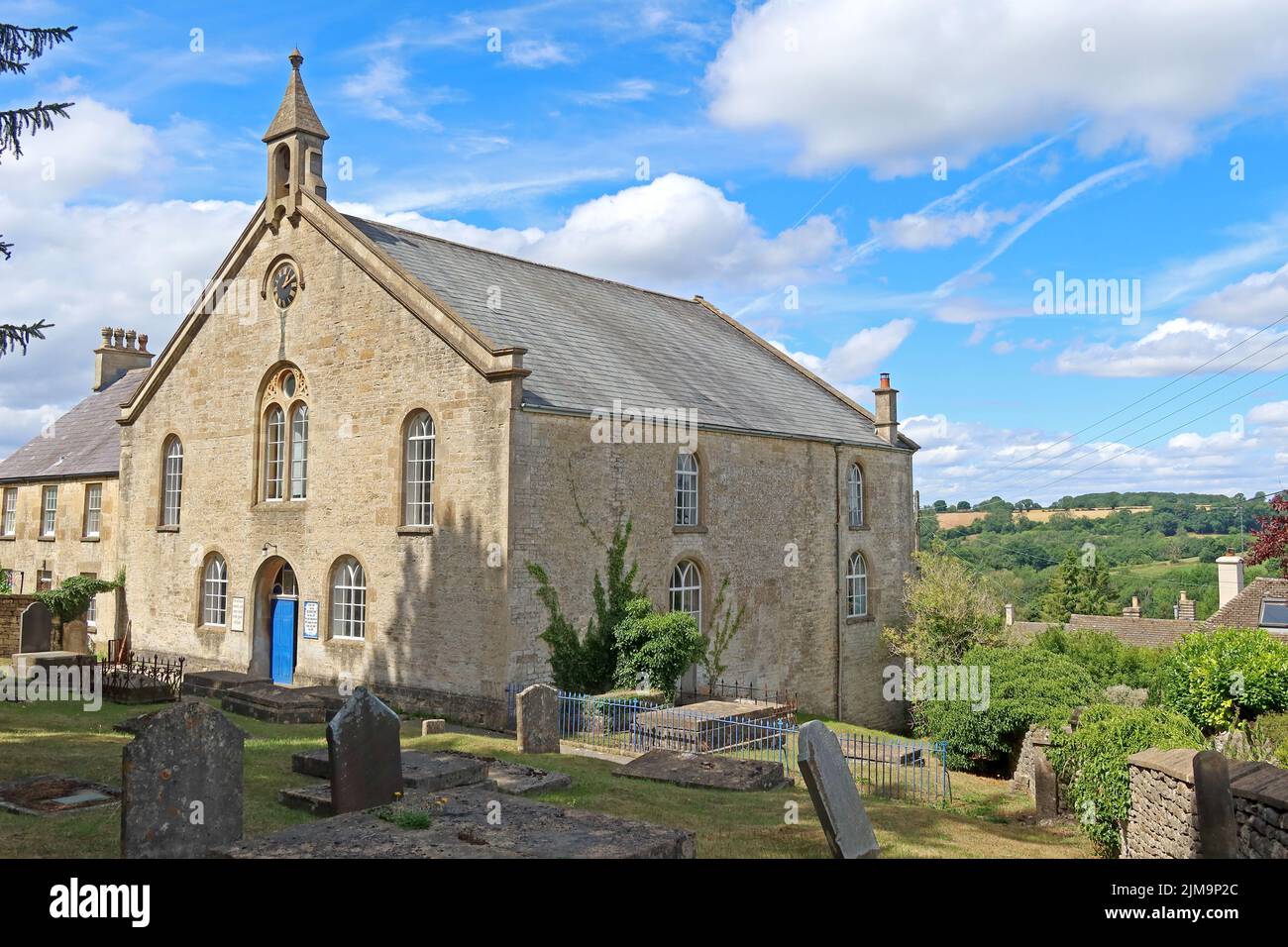 Eastcombe Baptist Church, Dr Crouch's Road Eastcombe Nr, Stroud , Gloucestershire, Inghilterra, Regno Unito, GL6 7EA Foto Stock