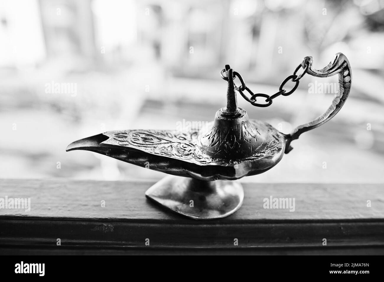 Aladdin olio lampada design orientale con texture in Egitto Foto Stock