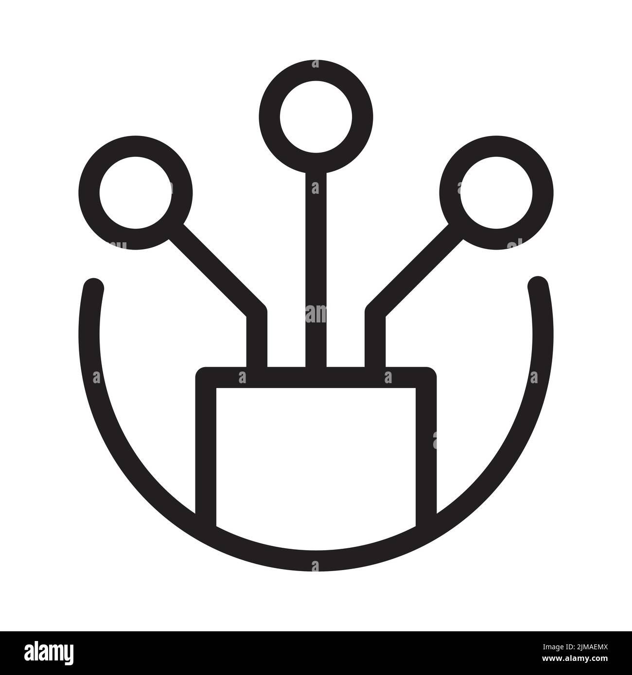 vettore icona cavo in fibra ottica per il design grafico, logo, sito web, social media, app mobile, Illustrazione dell'interfaccia utente Illustrazione Vettoriale