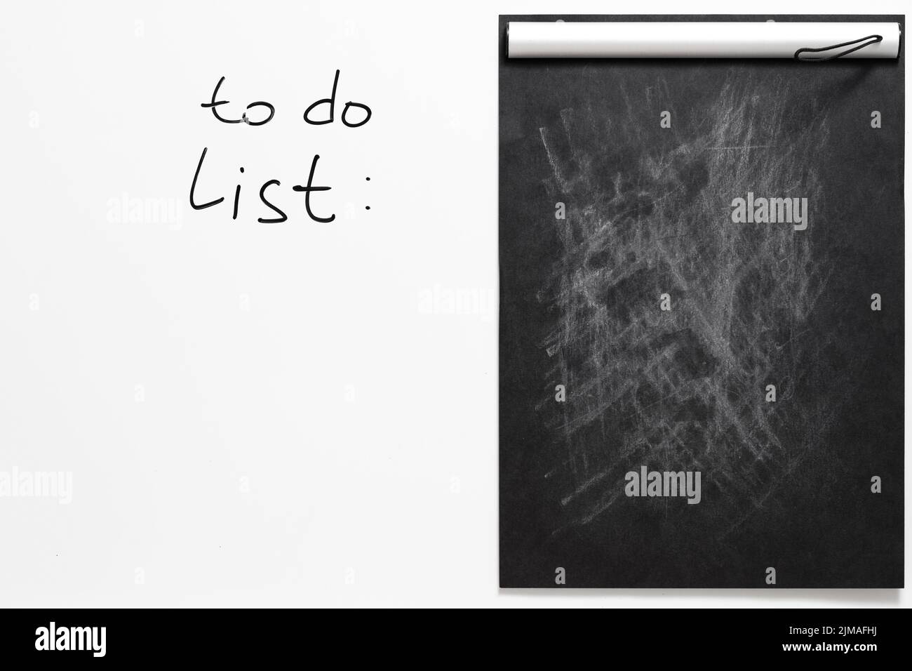 fare elenco blackboard checklist mockup spazio di copia Foto Stock fare elenco blackboard checklist mockup spazio di copia Foto Stock