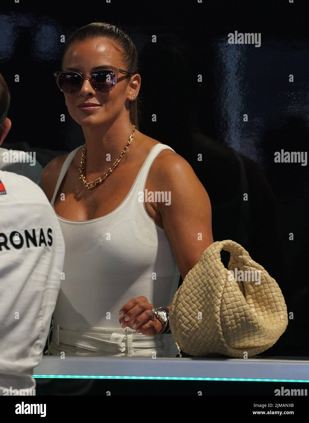 08.05.2022, Miami International Autodrome, Miami, FORMULA 1 CRYPTO.COM MIAMI GRAND PRIX, im Bild Yvette Prieto Ehefrau von Basket Superstar Michael Jo Foto Stock