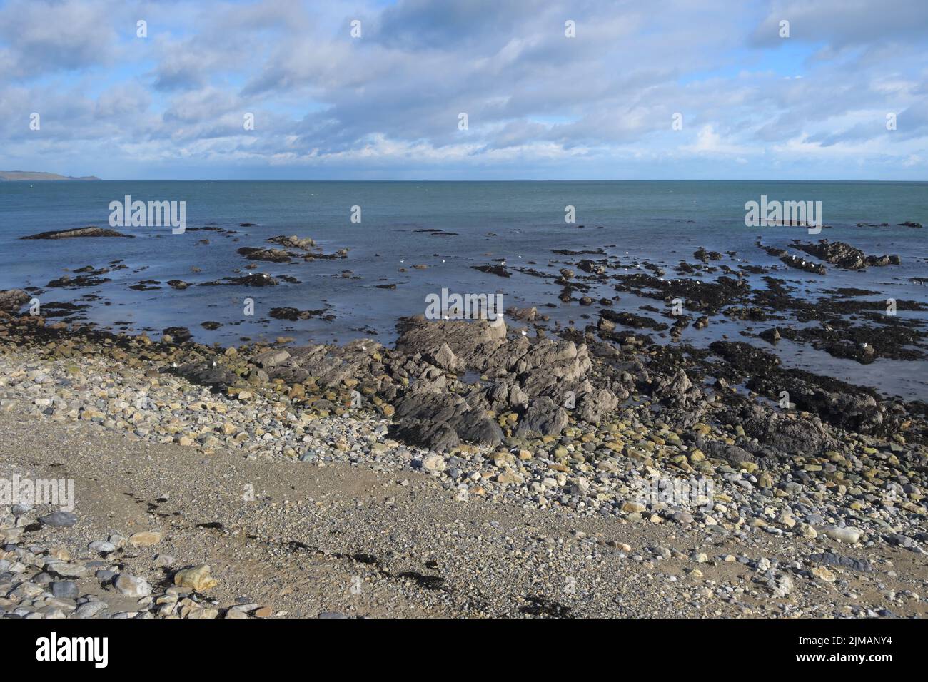 Howth - Costa sul Mare d'Irlanda, Irlanda Foto Stock