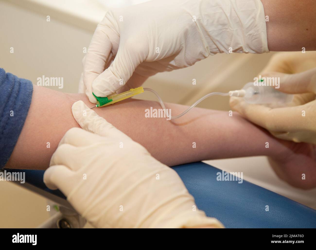 Ospedale campioni di sangue Foto Stock