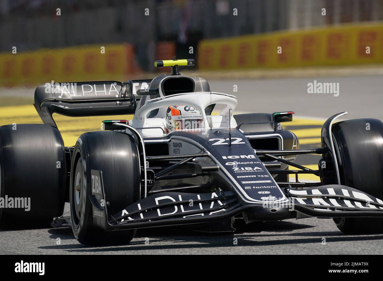 21.05.2022, Circuit de Catalunya, Barcellona, F1 Gran Premio Pirelli von Spanien 2022 , im Bild Yuki Tsunoda (JPN), Scuderia AlphaTauri Foto Stock