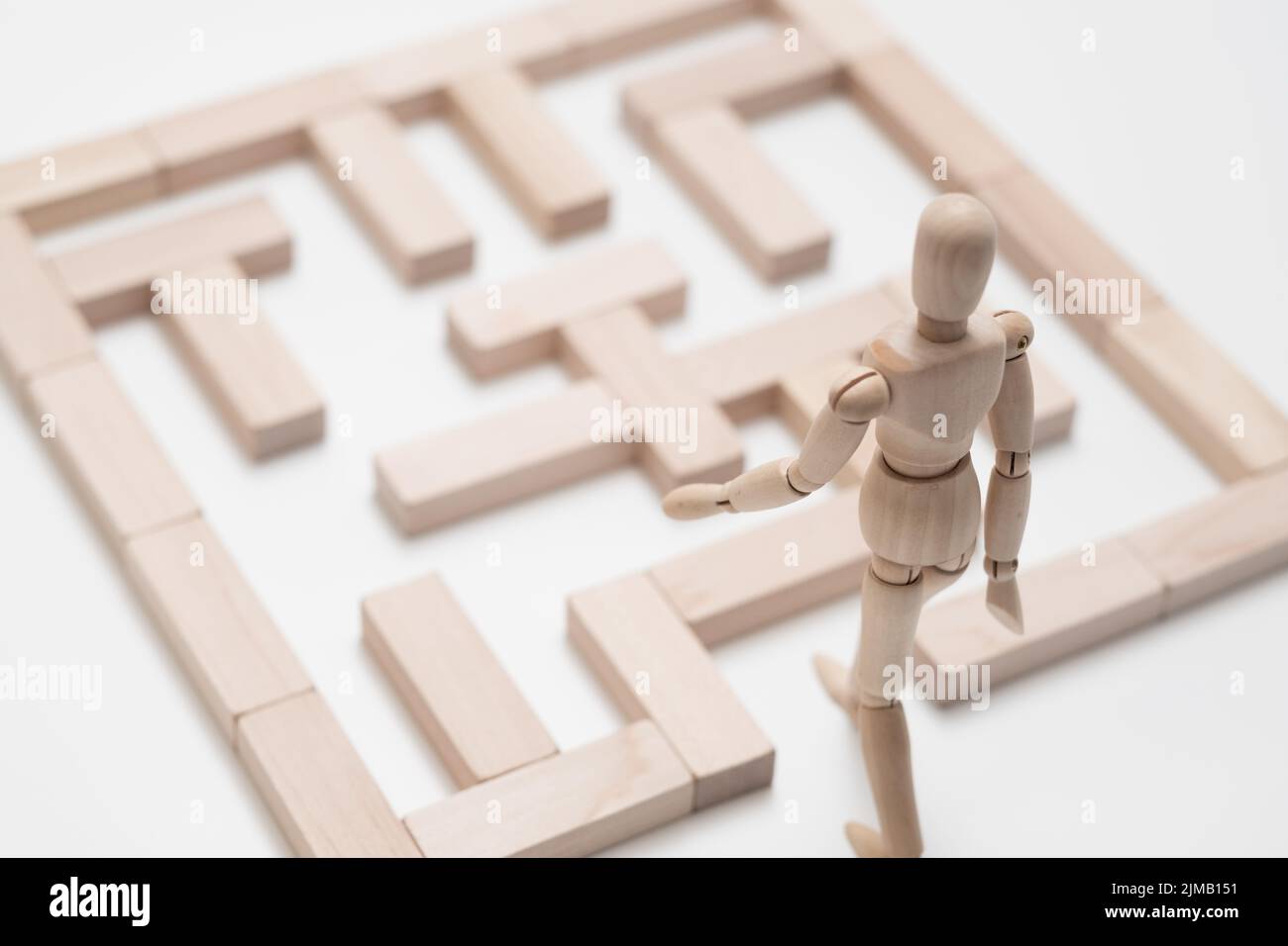 sfida il potenziale di soluzione della strategia degli ostacoli Foto Stock