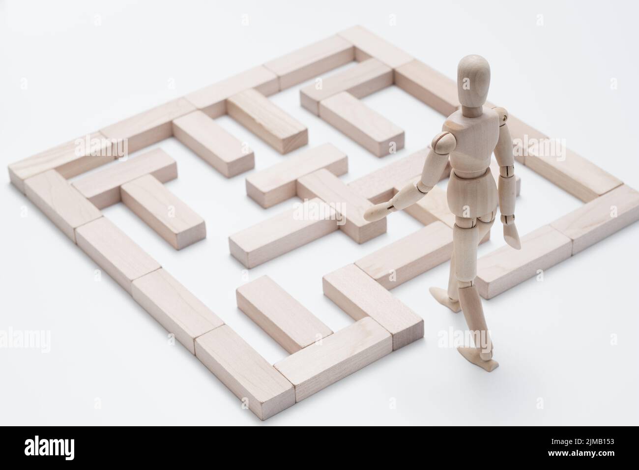 creatività pensare diverso labirinto di sfida di sogno Foto Stock