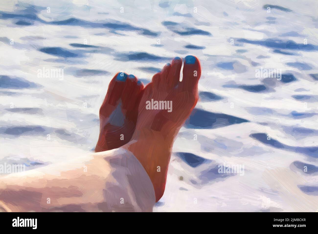 Bei piedi Foto Stock