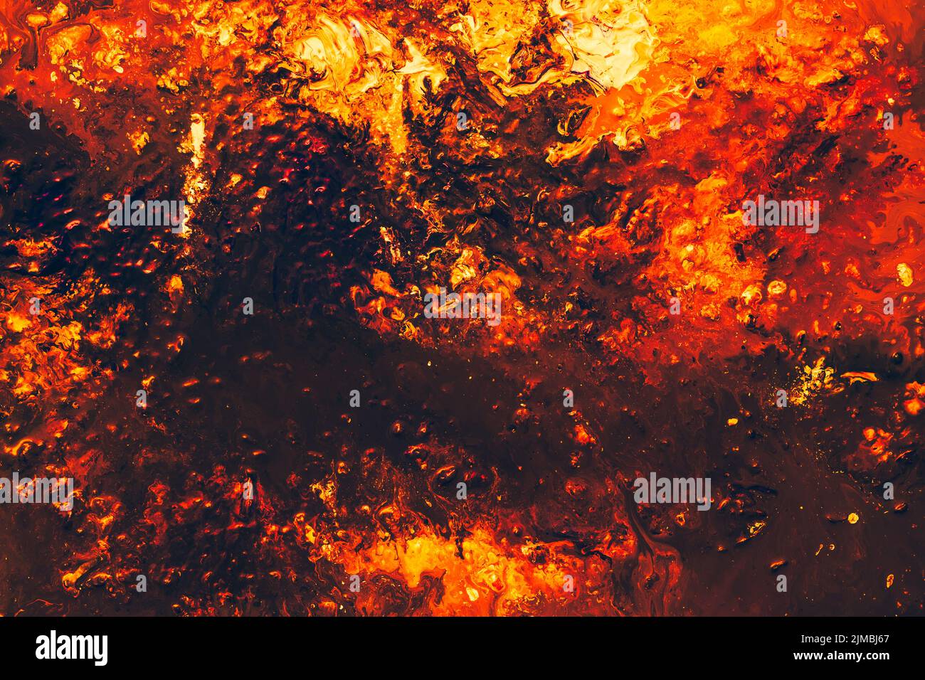 disegno astratto sfondo incandescente fiamma pattern Foto Stock