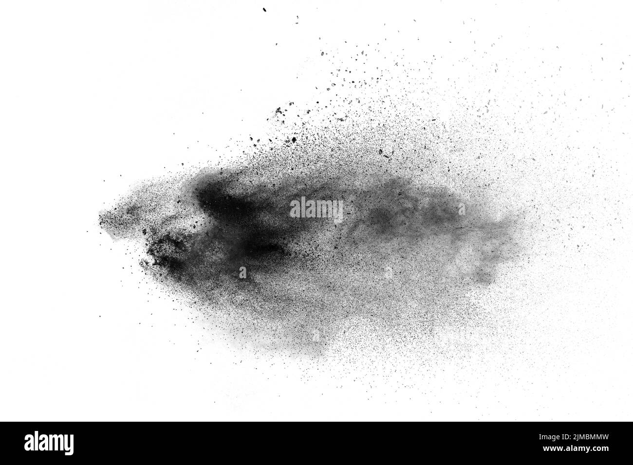 Astratto elemento di sfondo di Creative Design sporco. Modello a grunge a punti in bianco e nero. Particelle di polvere Foto Stock