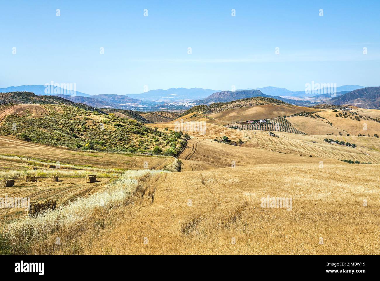 Bellissimo paesaggio di Andalusia vicino a Malaga Foto Stock