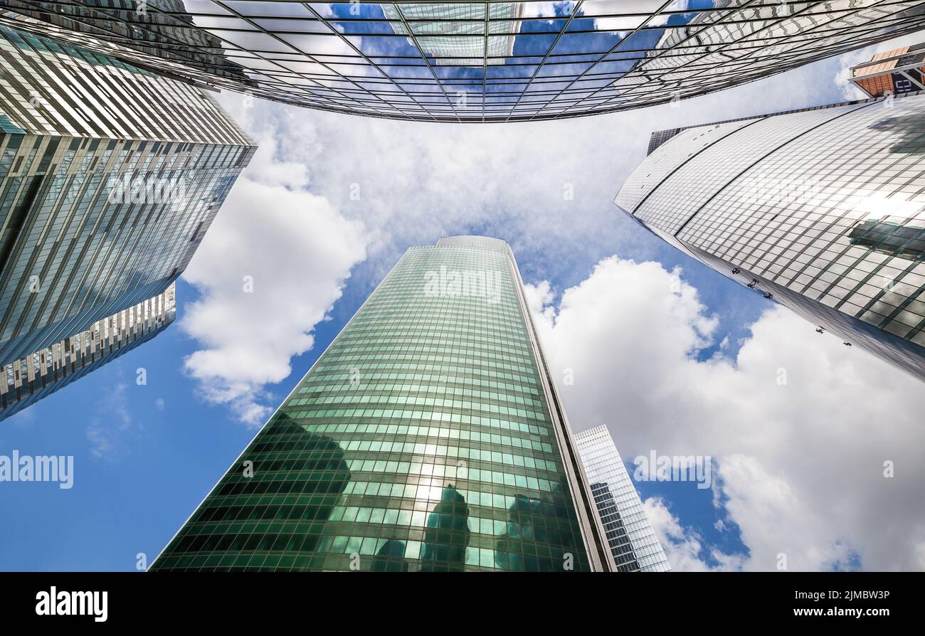Centro affari di Mosca nel centro di Mosca. Foto Stock