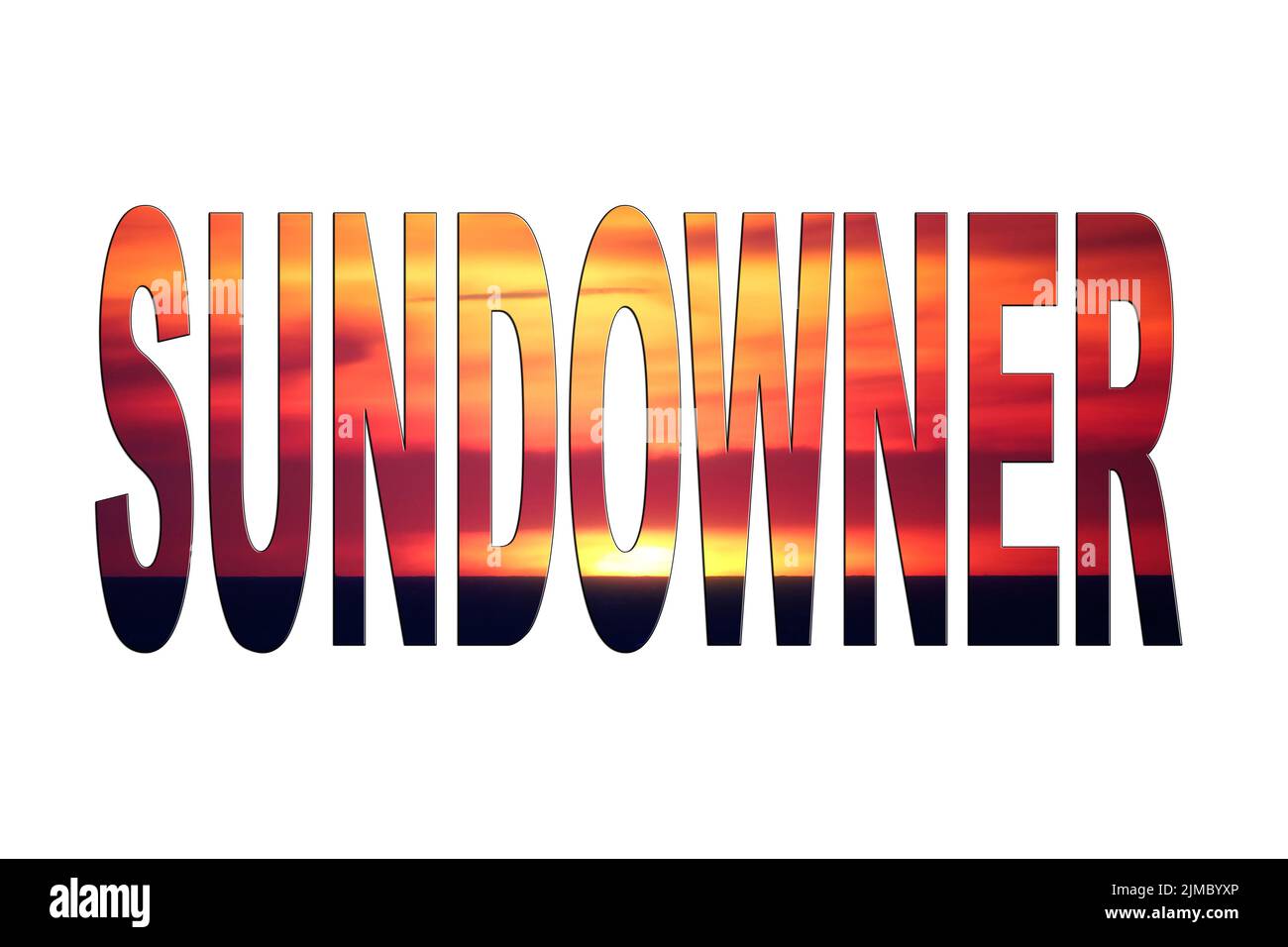 Sundowner Foto Stock