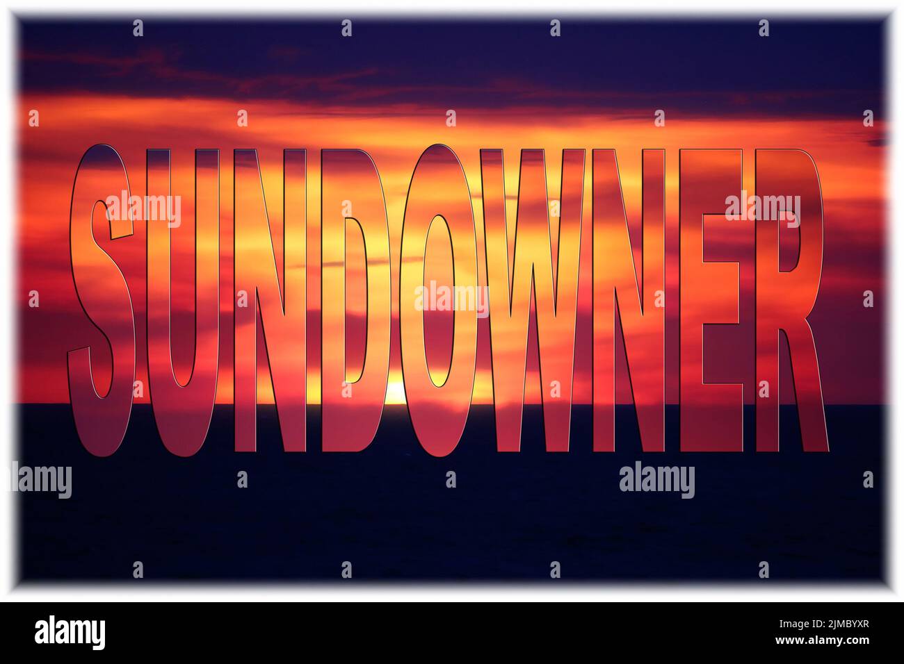 Sundowner Foto Stock