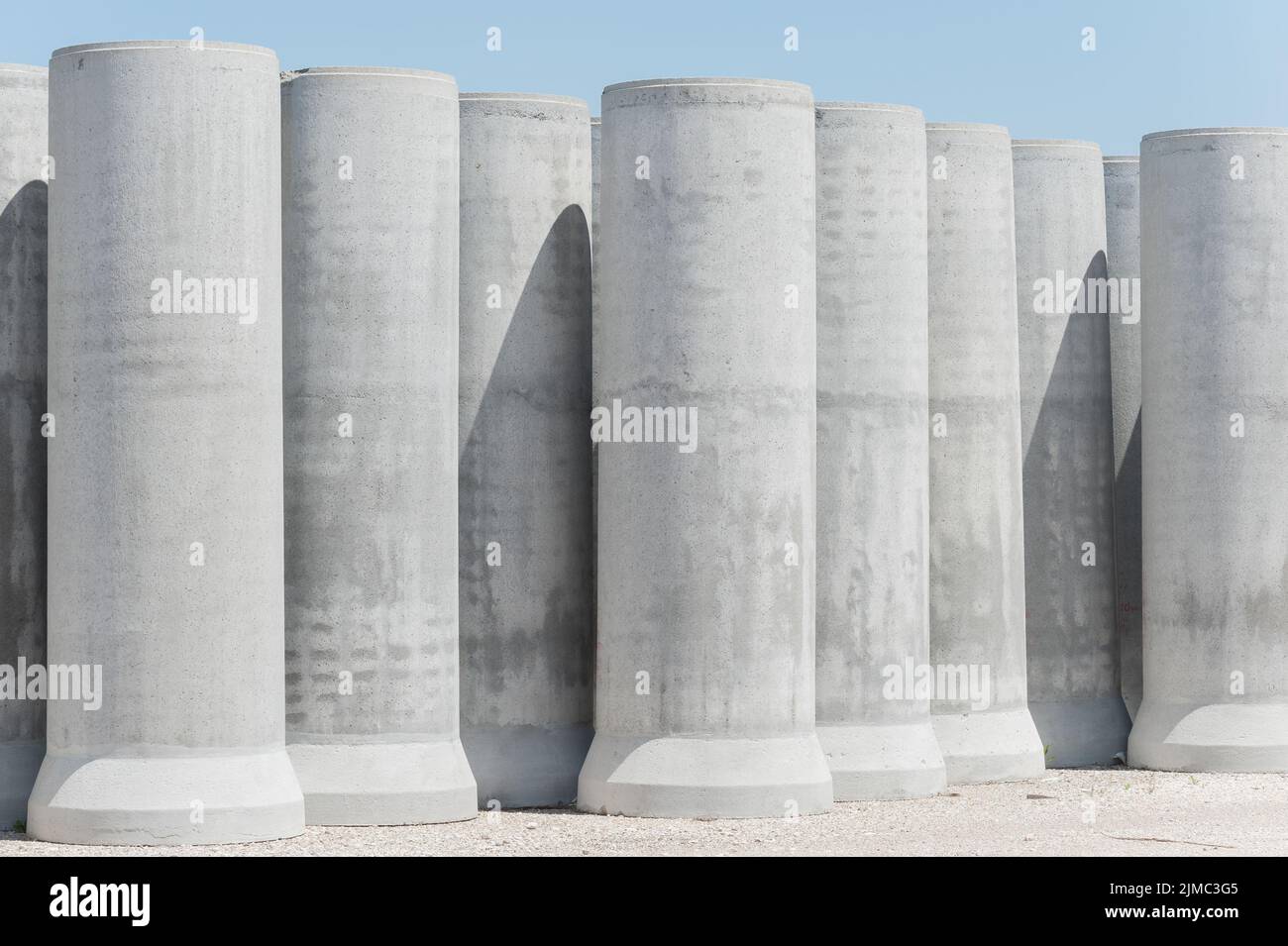 Tubo di cemento Foto Stock