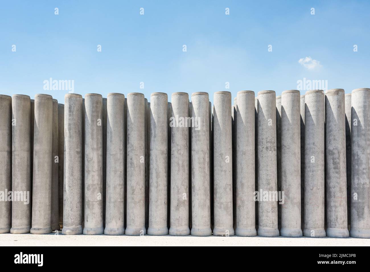 Tubo di cemento Foto Stock