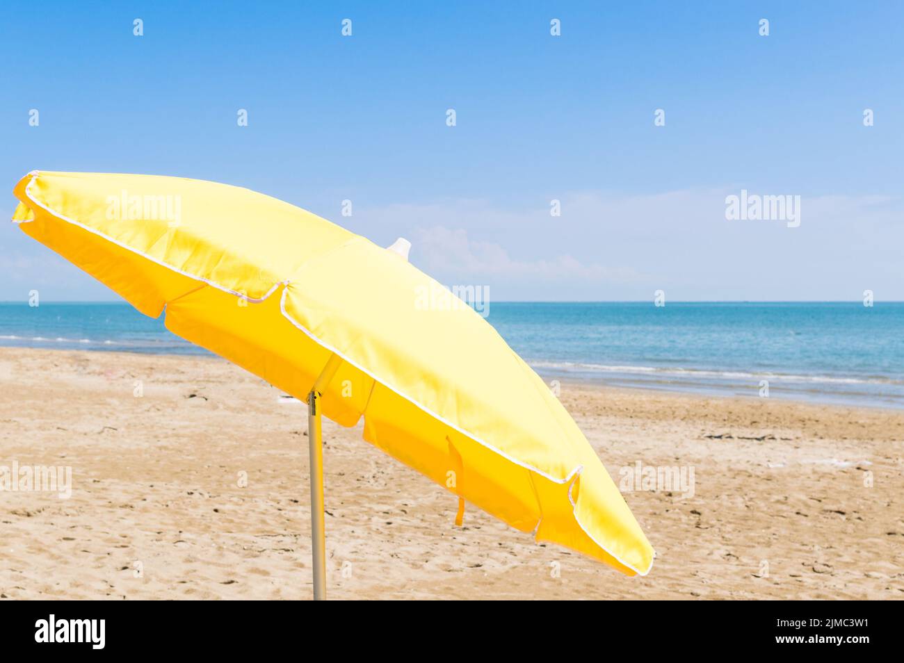 Ombrello da spiaggia Foto Stock