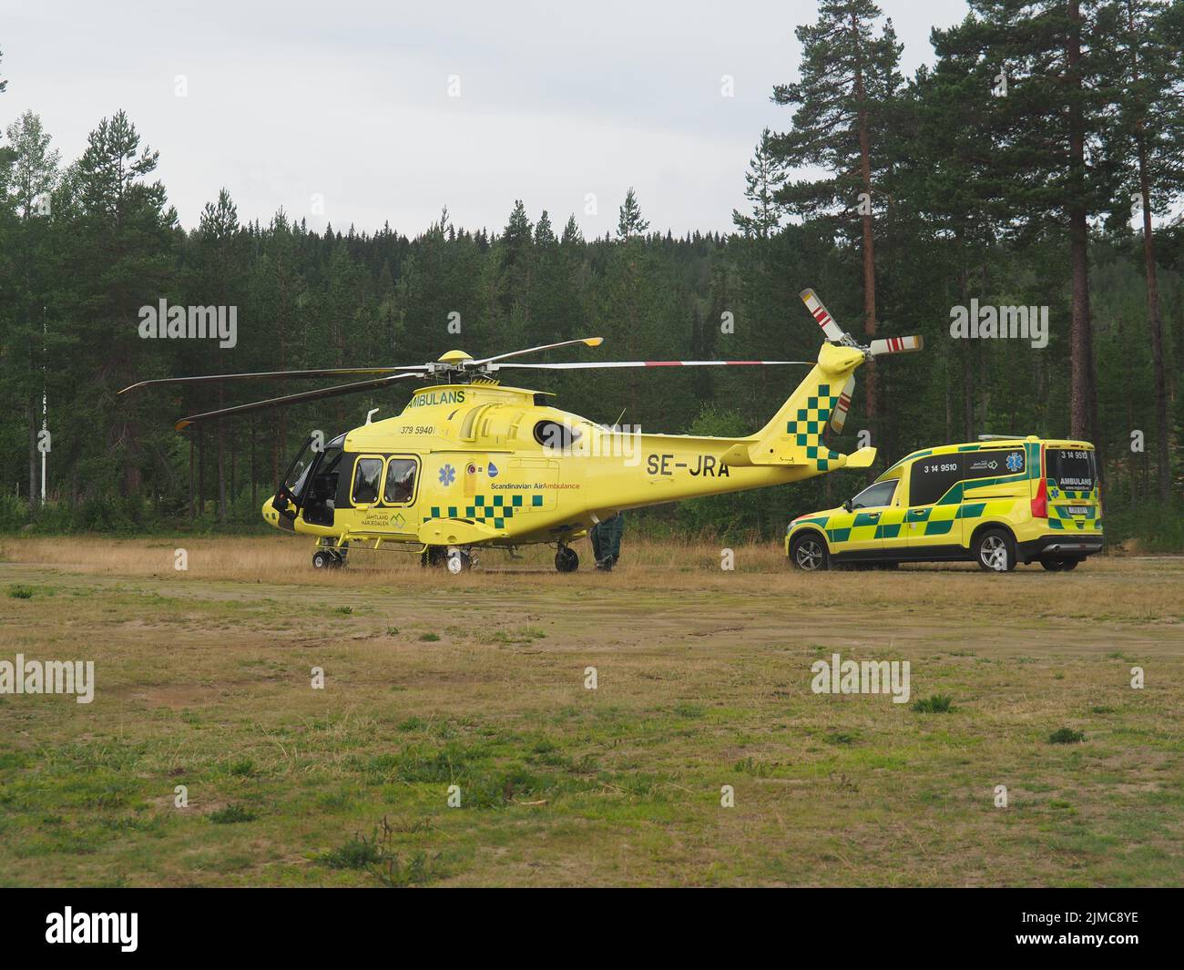 Scandinavian AirAmbulance Foto Stock