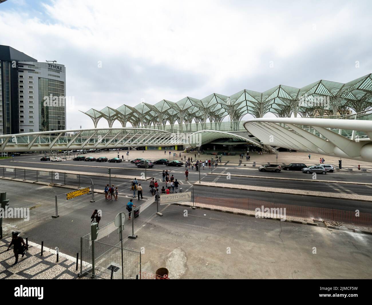 Stazione Oriente, Garo do Oriente, Lisbona, Portogallo, lug 2017 Foto Stock
