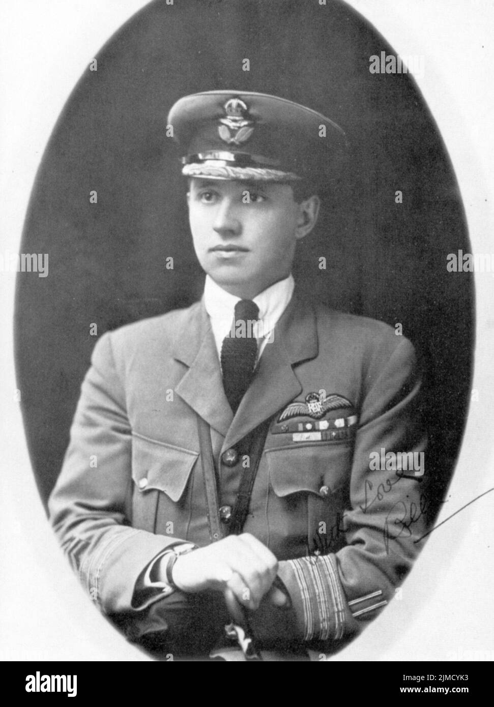 William George Baker, che era un pilota da caccia canadese e ha ricevuto la Vicoria Cross per il suo coraggio durante una lotta per cani sul fronte Wetern Foto Stock