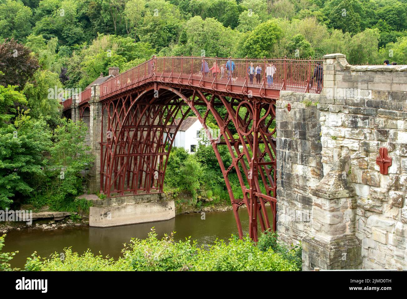 Iron Bridge, Telford, Shropshire, Inghilterra Foto Stock