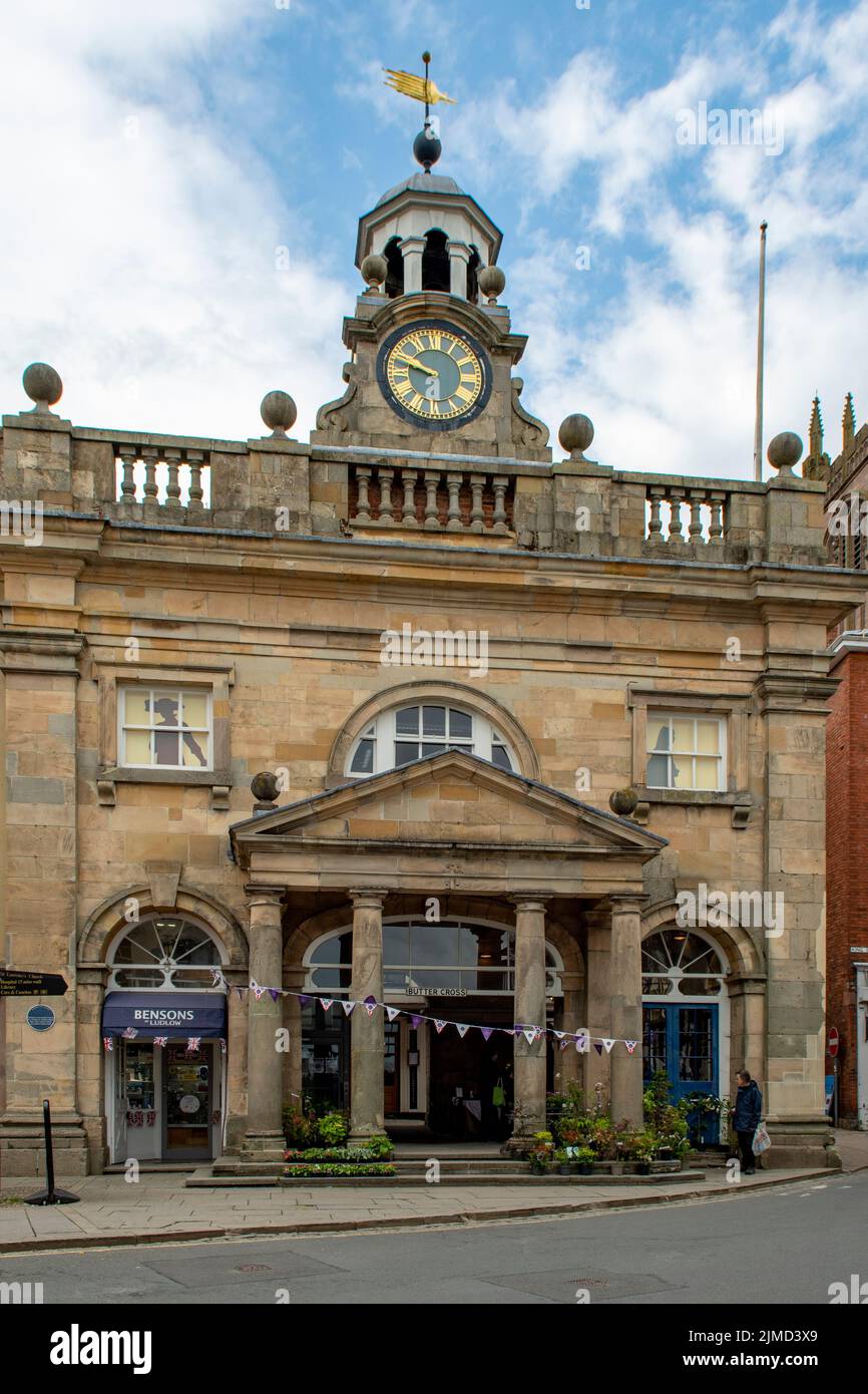 The Museum, Ludlow, Shropshire, Inghilterra Foto Stock