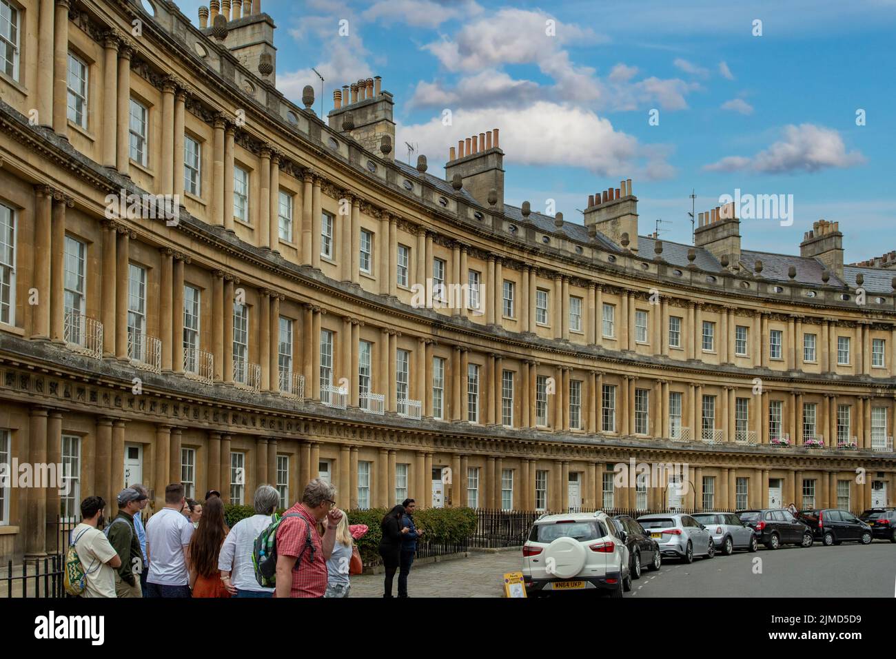 Edilizia georgiana, The Circle, Bath, Somerset, Inghilterra Foto Stock