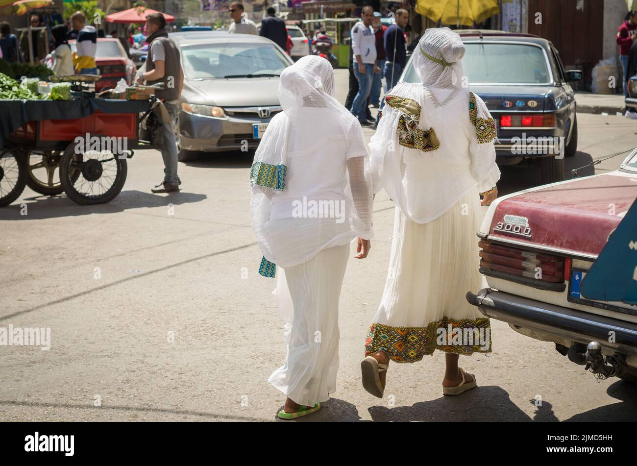 Tripoli, Libano, 09 - 2017 aprile: Centro della città di Tripoli, a nord del Libano, gente di cultura Foto Stock