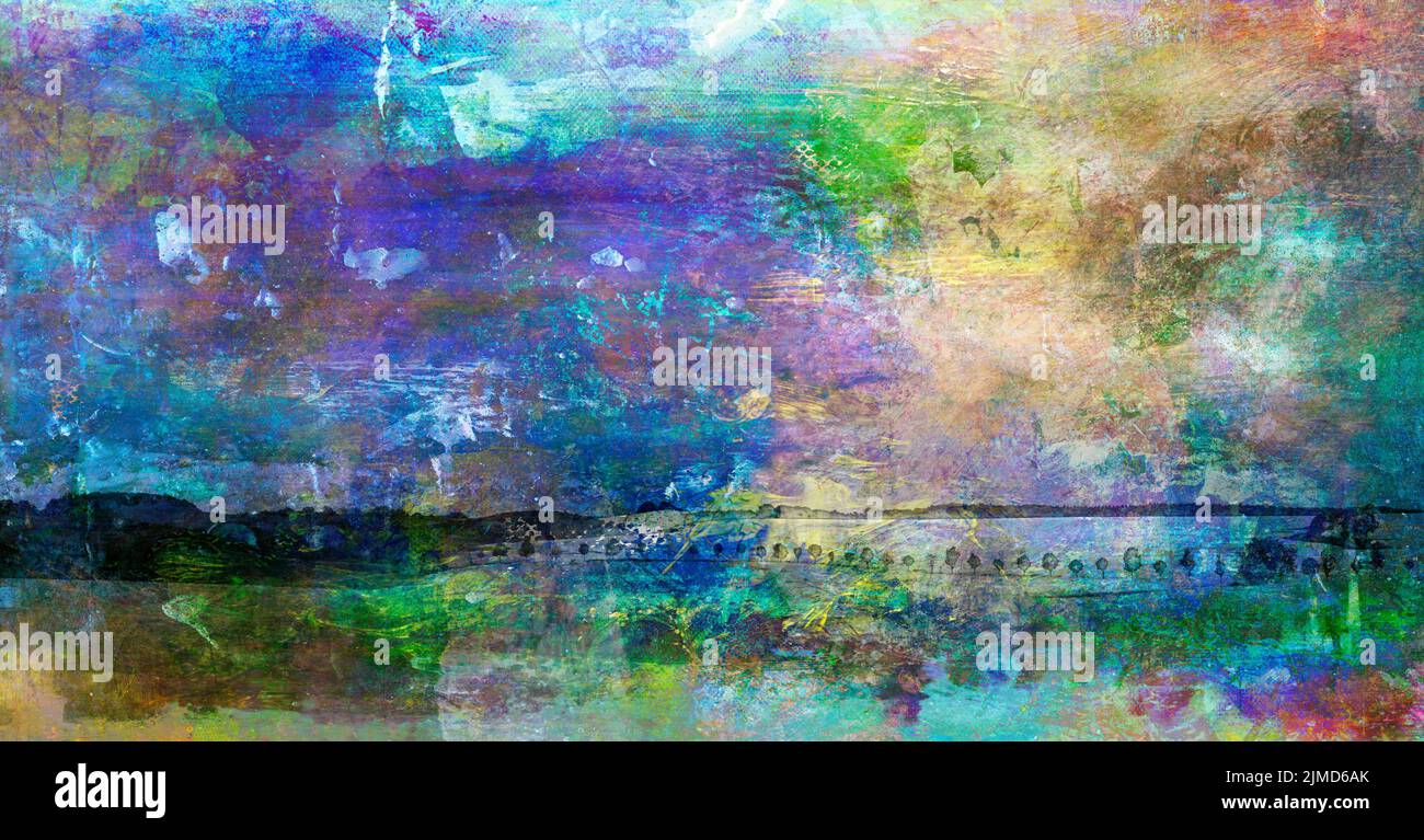 Astratto, arte, pittura, sfondo astratto, texture, forme Foto Stock