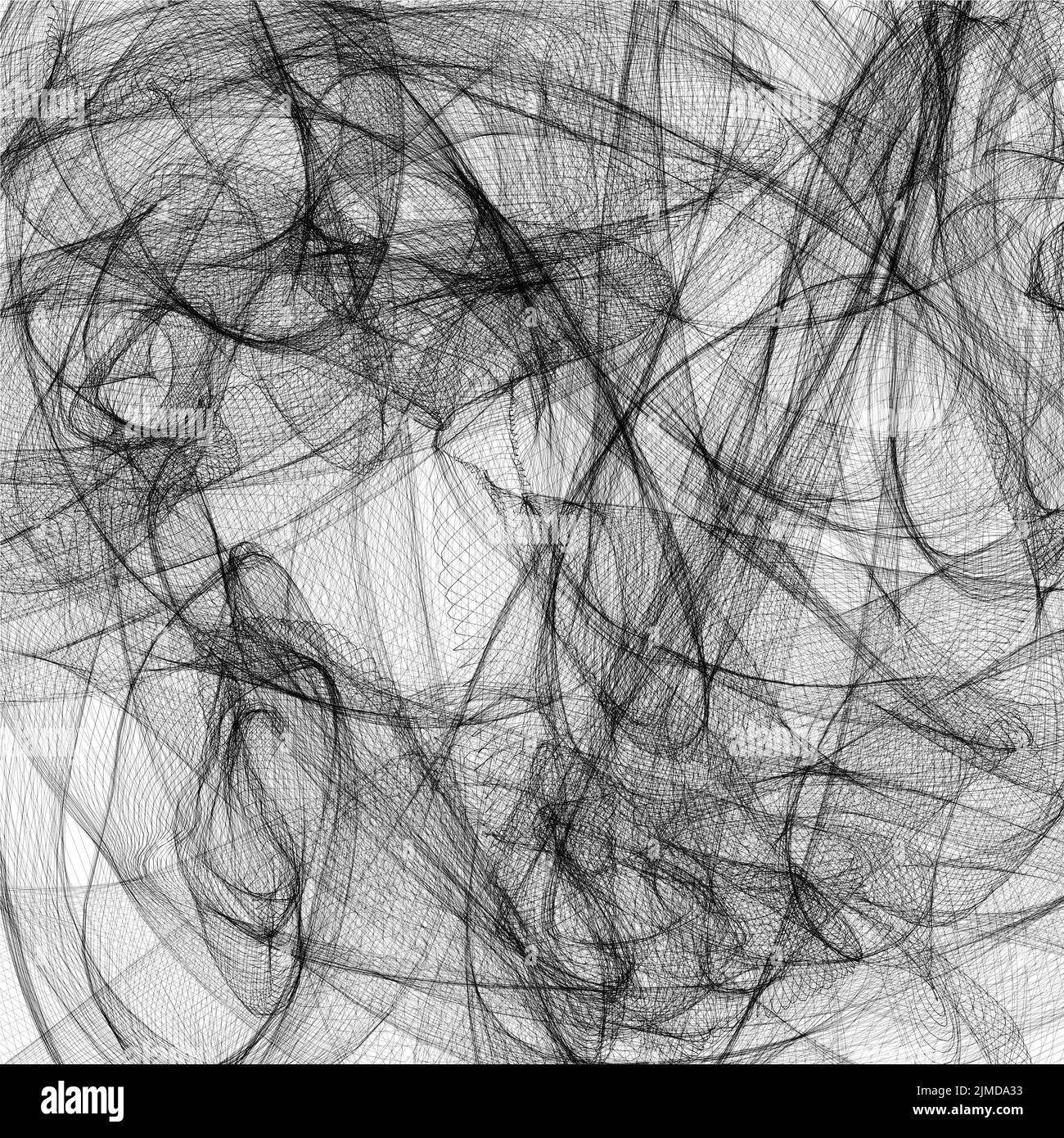 Abstract di nero e sfondo bianco Foto Stock