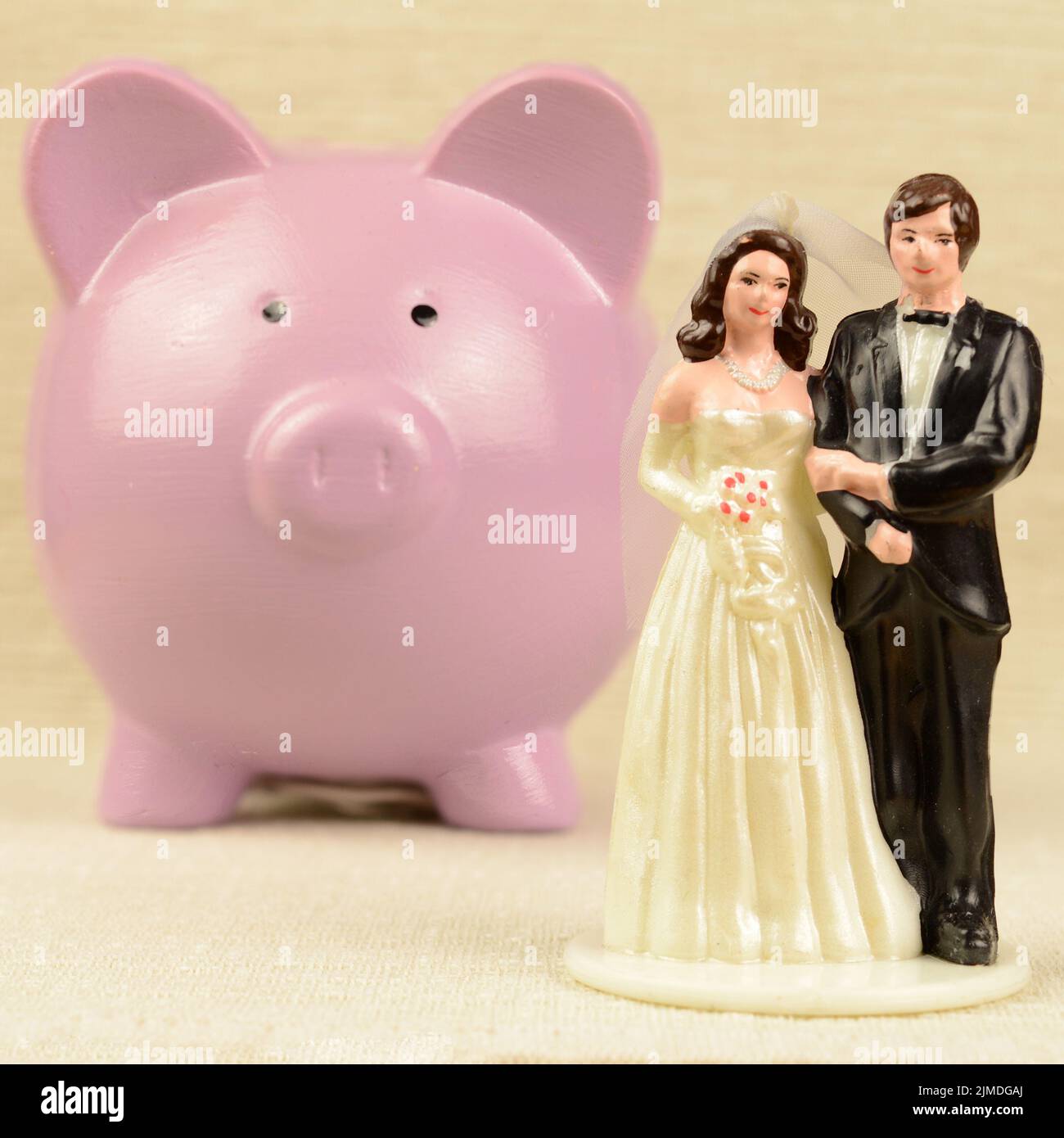 Conto risparmio matrimonio Foto Stock