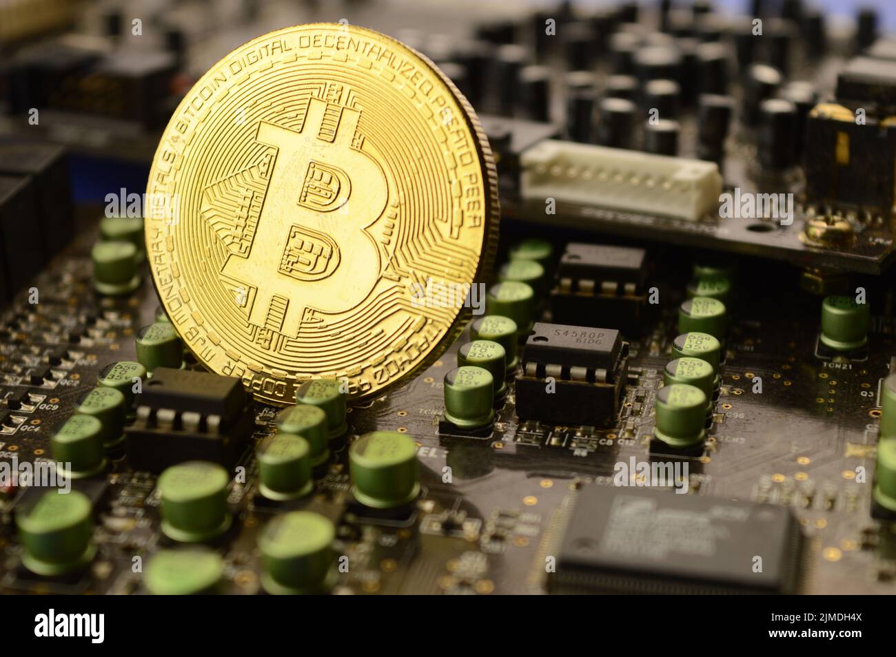 Bitcoin Money decentralizzato Foto Stock