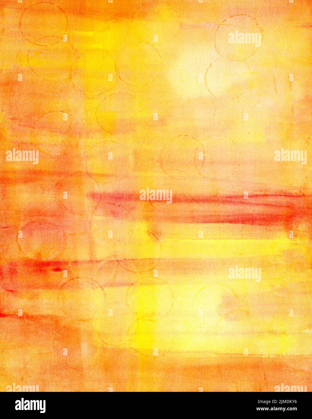 Acquerello sfondo dipinto a mano Illustrazione colori intensi Foto Stock