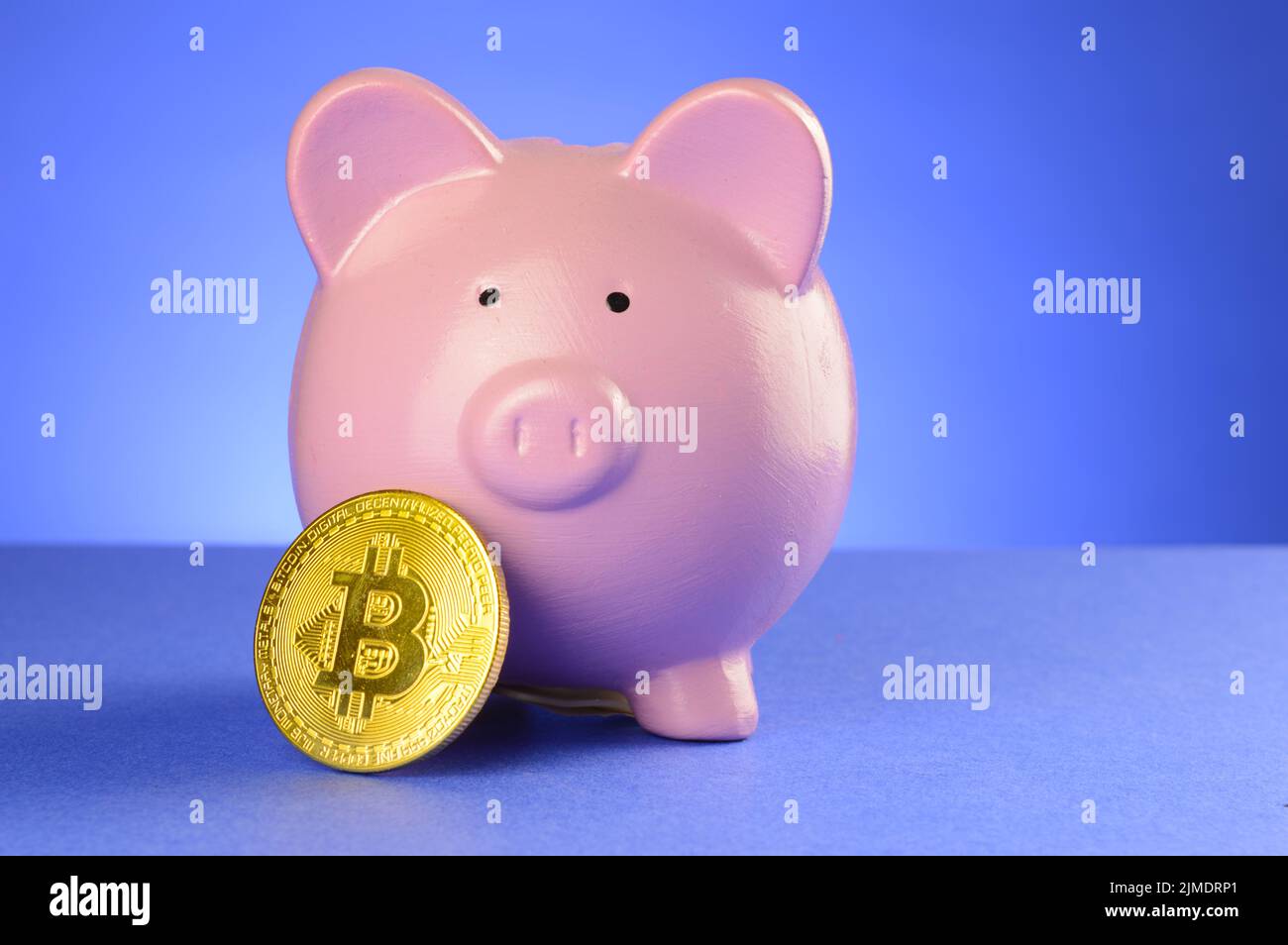 Conto in contanti Bitcoin Foto Stock