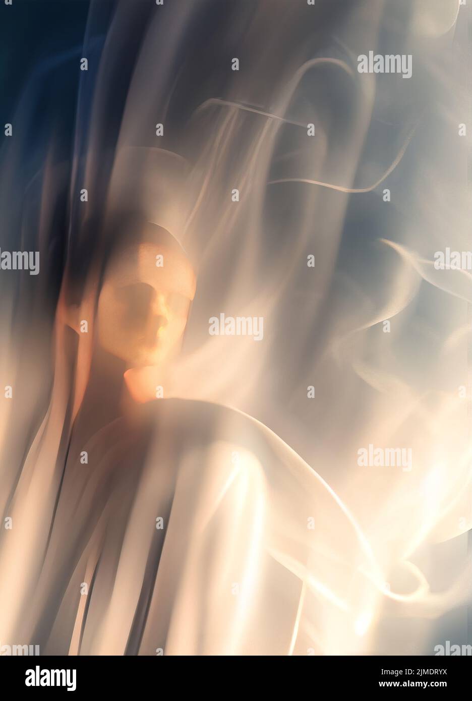 Angel terapia, illustrazione concettuale Foto Stock