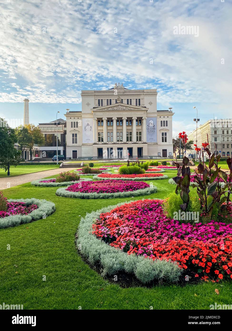 RIGA, LETTONIA . Lirica nazionale lettone e balletto Foto Stock