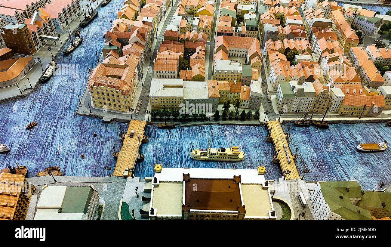 KALININGRAD, RUSSIA modello storico della città di Kaliningrad Foto Stock