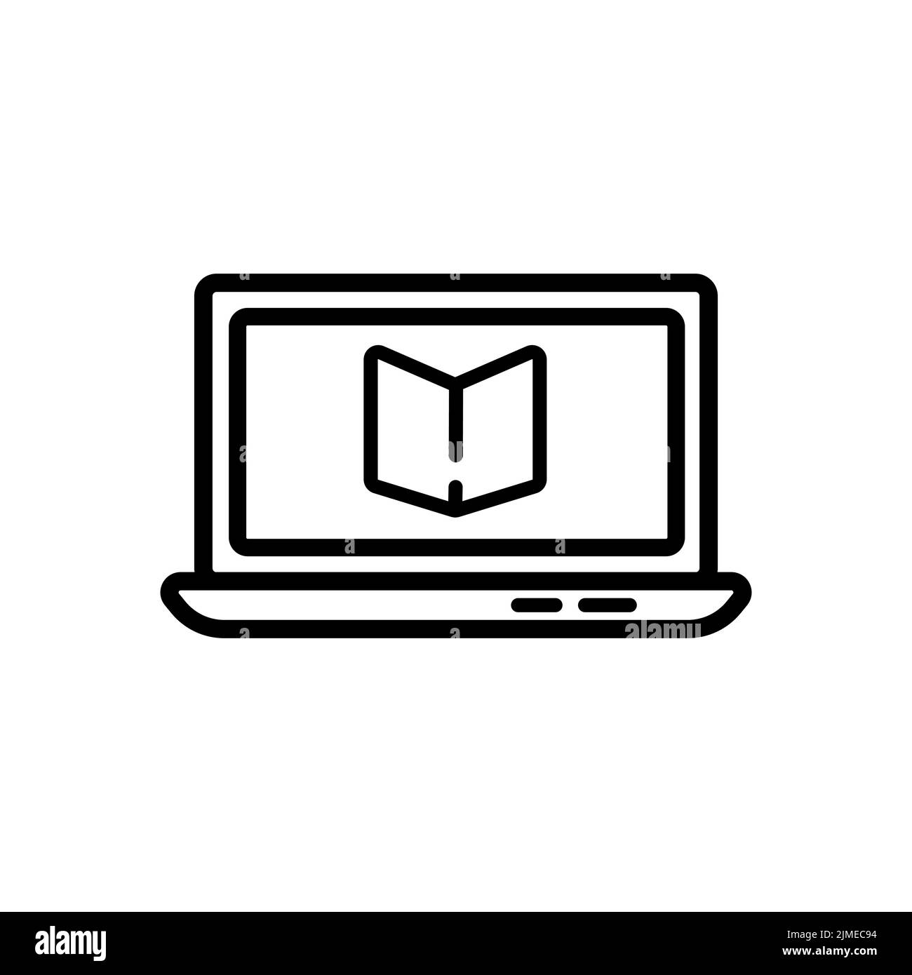 Icona vettore formazione online. Icona vettore correlato a formazione online Illustrazione Vettoriale