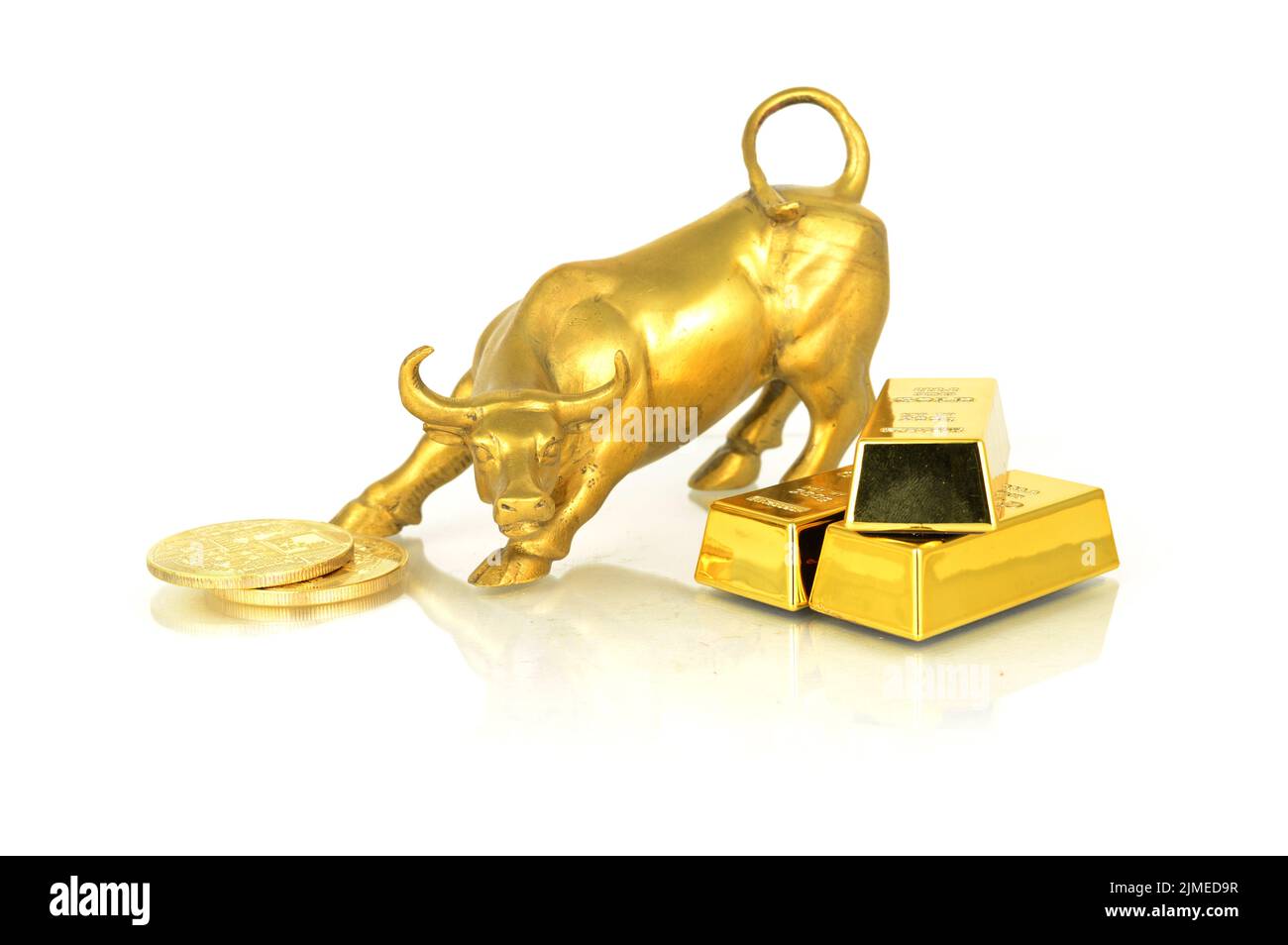 Accumulazione di ricchezza dell'oro Foto Stock