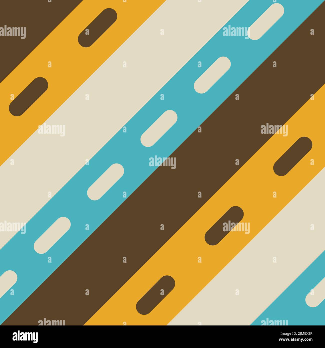 Groovy 1970 buone vibrazioni senza giunture vettore pattern sfondo. Carta da parati retrò calda astratta, 70s Illustrazione Vettoriale